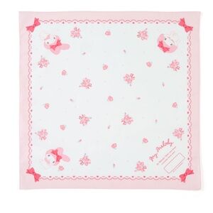Sanrio rose Pink and White My Melody Handkerchief
